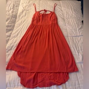 Open back spaghetti strap dress